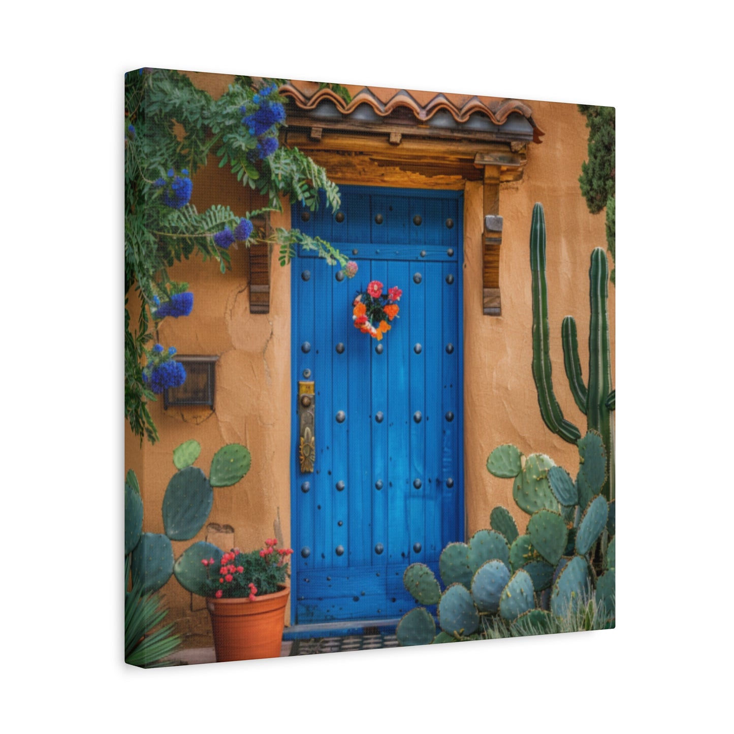 Santa Fe Door Blue