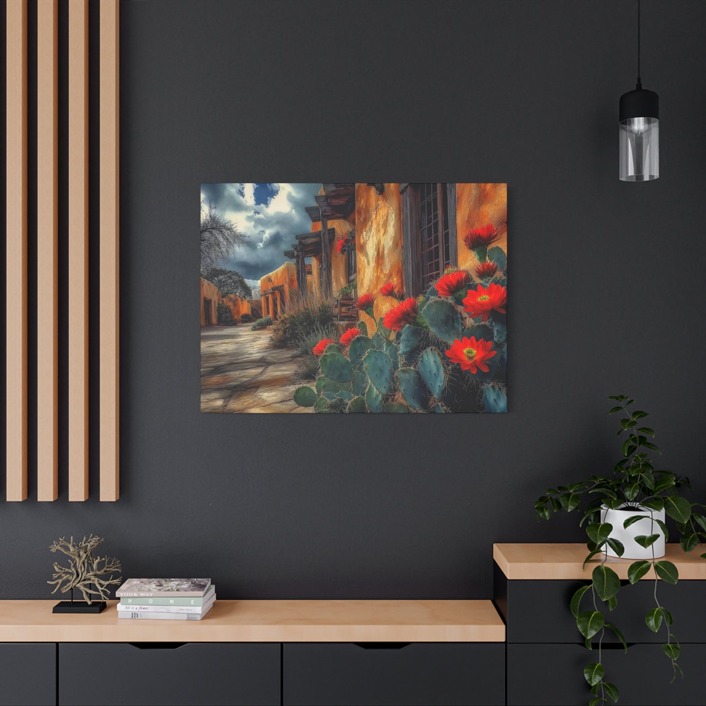 NM Adobe Red Flowers V1