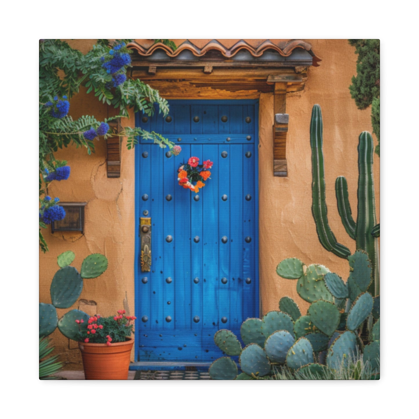 Santa Fe Door Blue