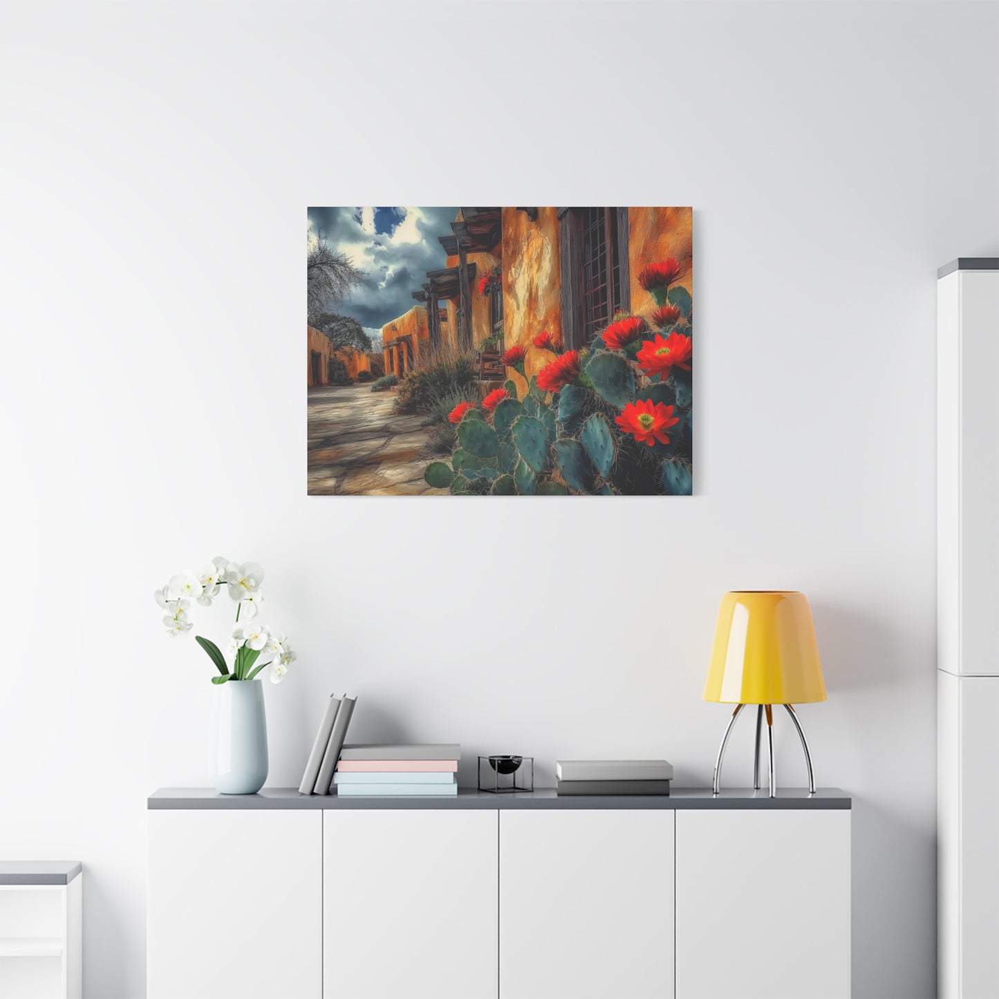 NM Adobe Red Flowers V1