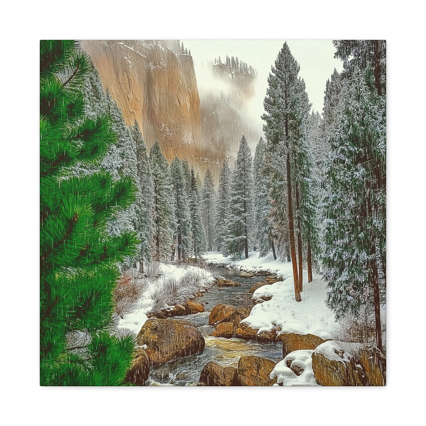 Rockies Winter Creek Nine