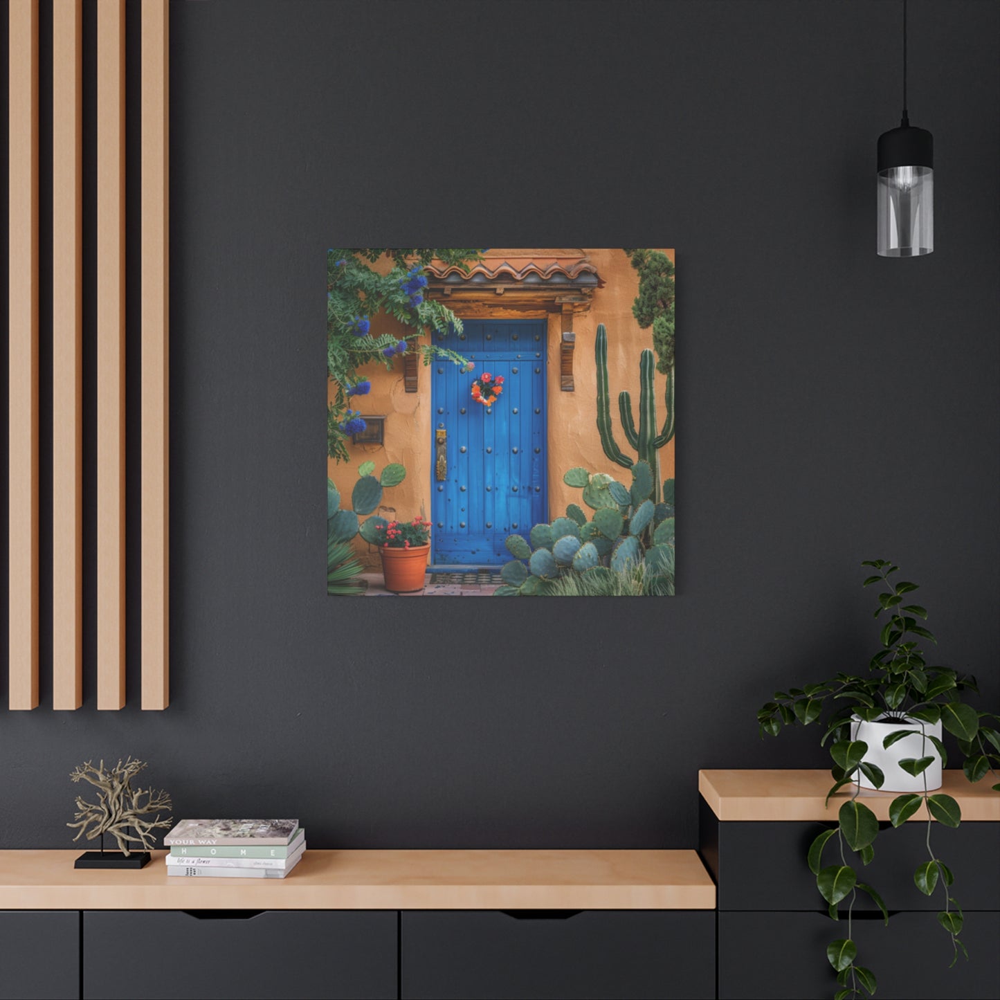 Santa Fe Door Blue