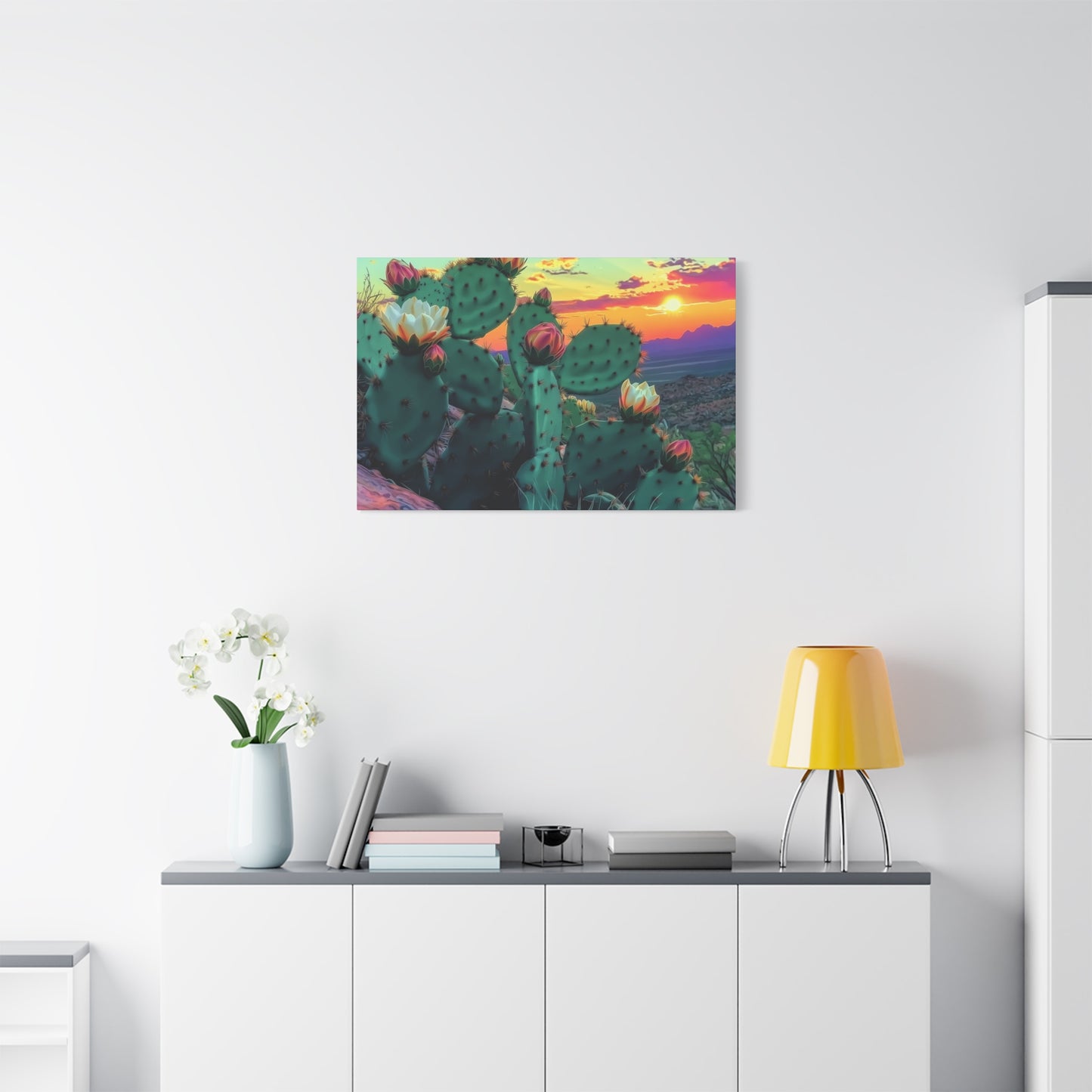 Prickly Pear Blooming Vista 3