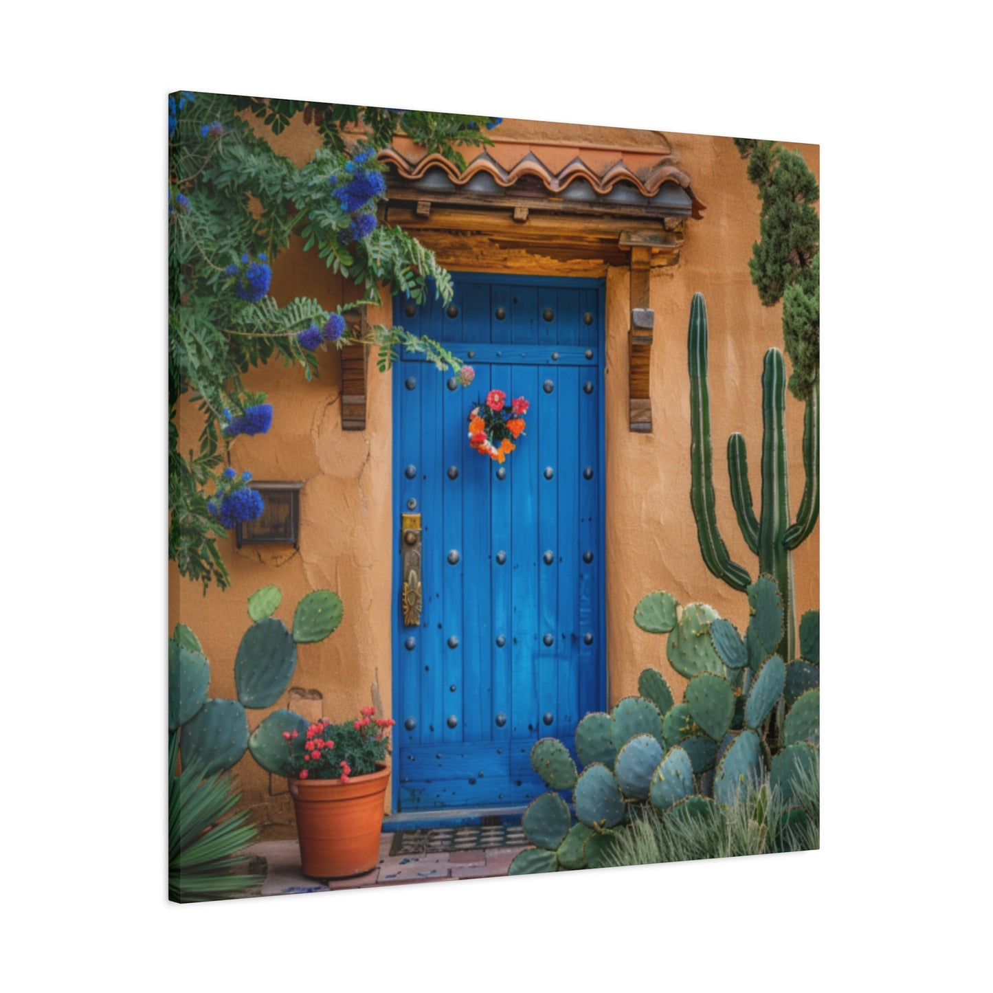 Santa Fe Door Blue