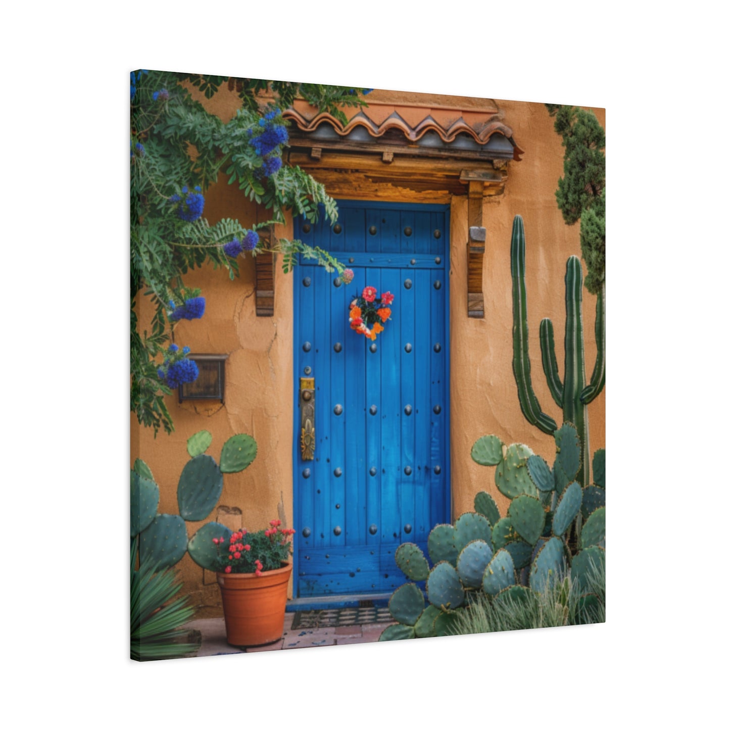 Santa Fe Door Blue