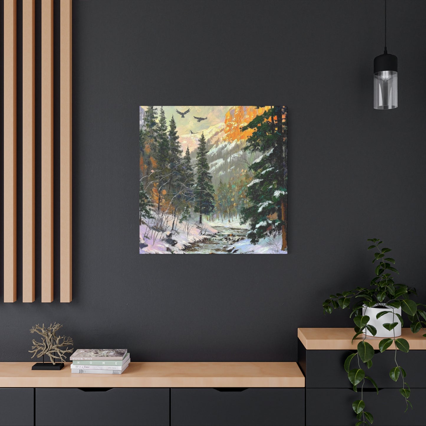 Rockies Winter Creek Seven