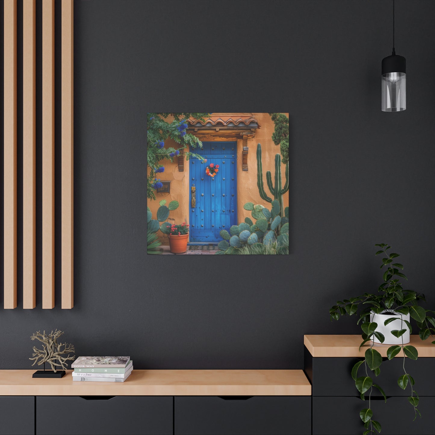 Santa Fe Door Blue