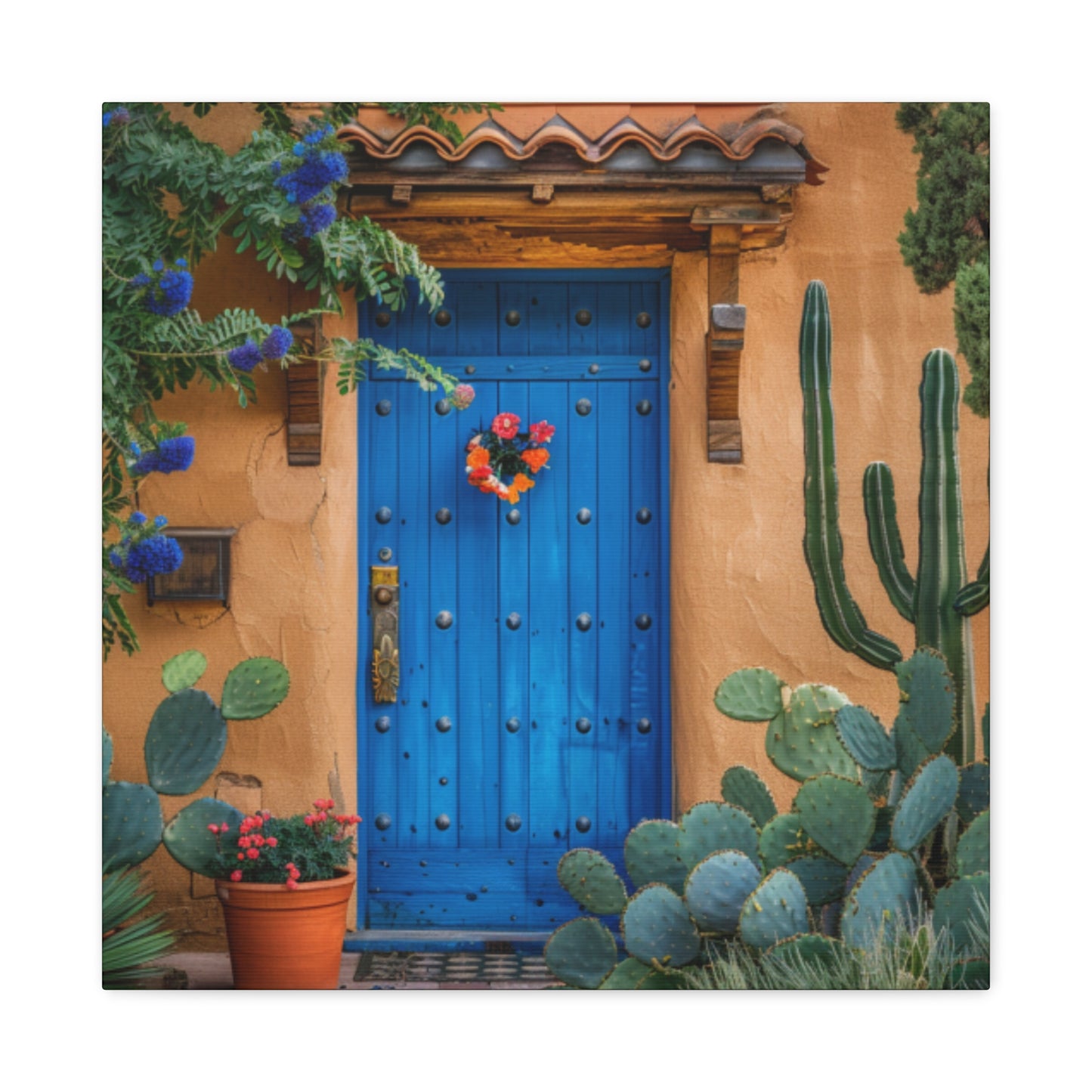 Santa Fe Door Blue