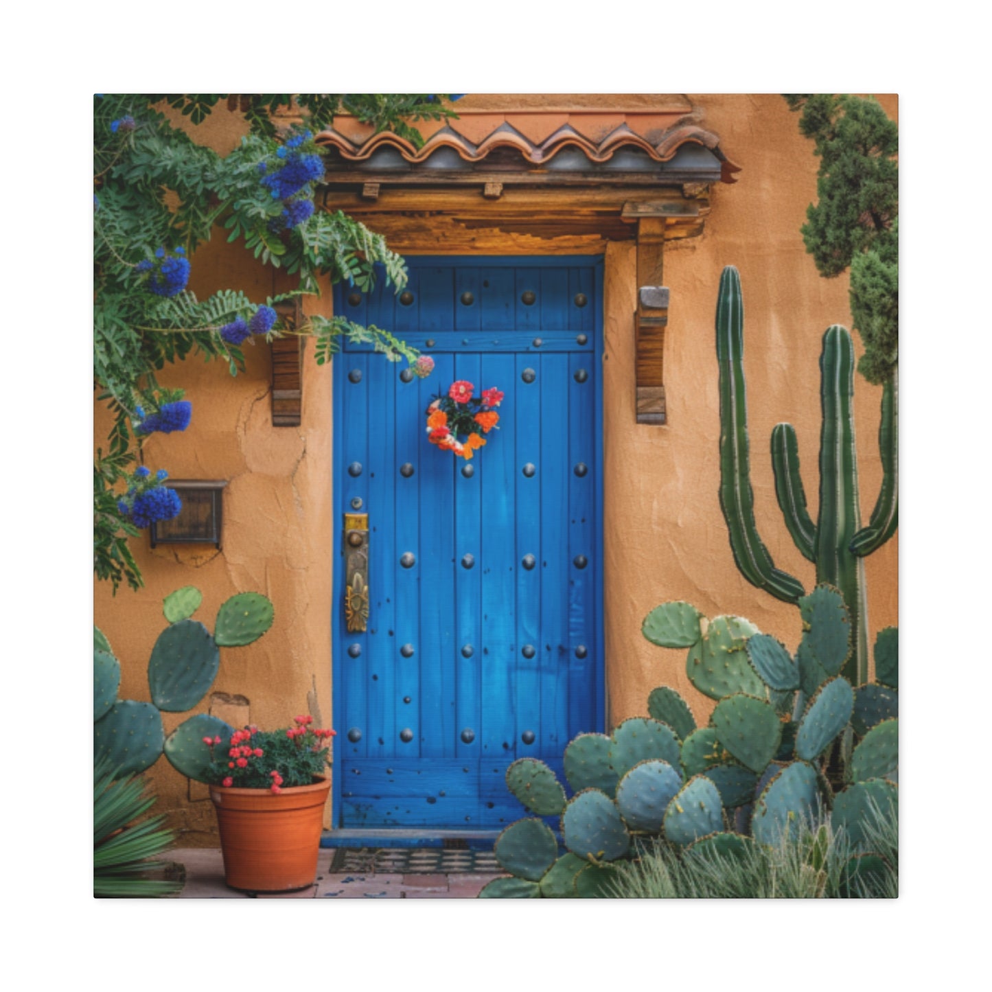 Santa Fe Door Blue