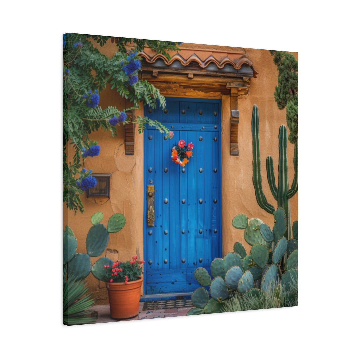 Santa Fe Door Blue