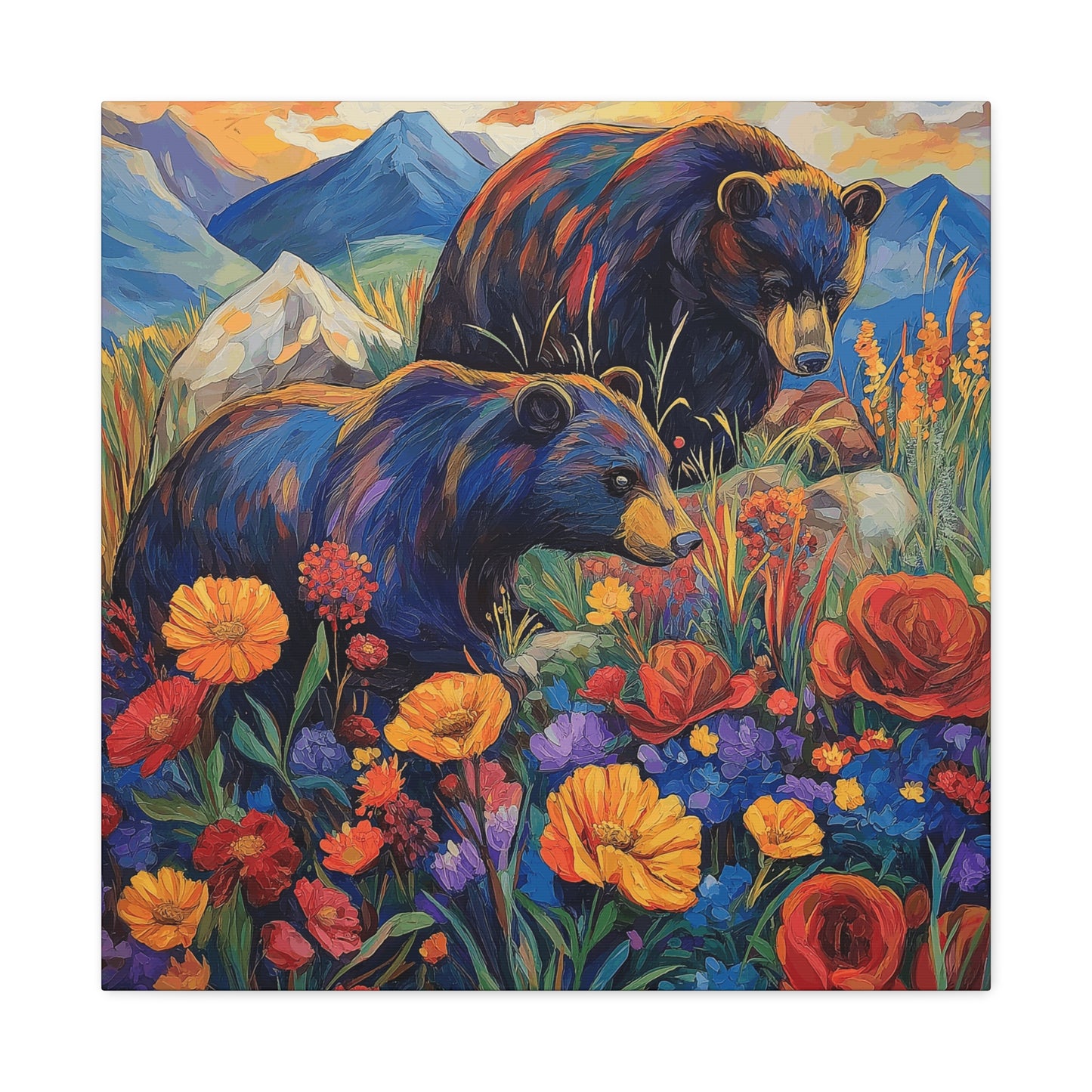 Bear & Flowers