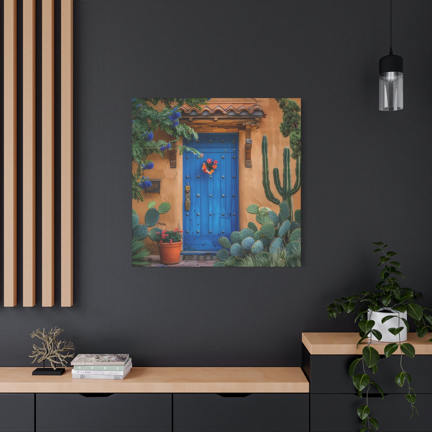 Santa Fe Door Blue