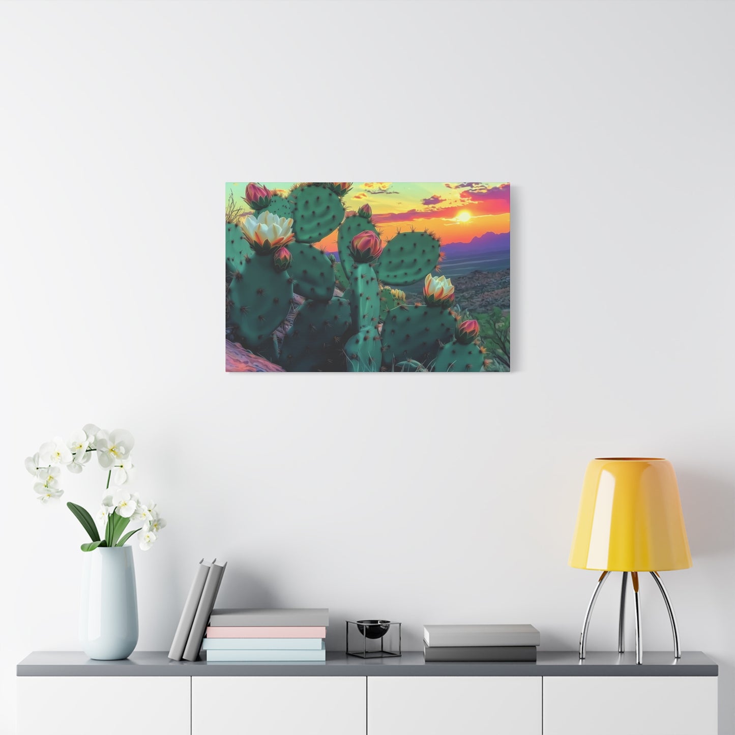 Prickly Pear Blooming Vista 3