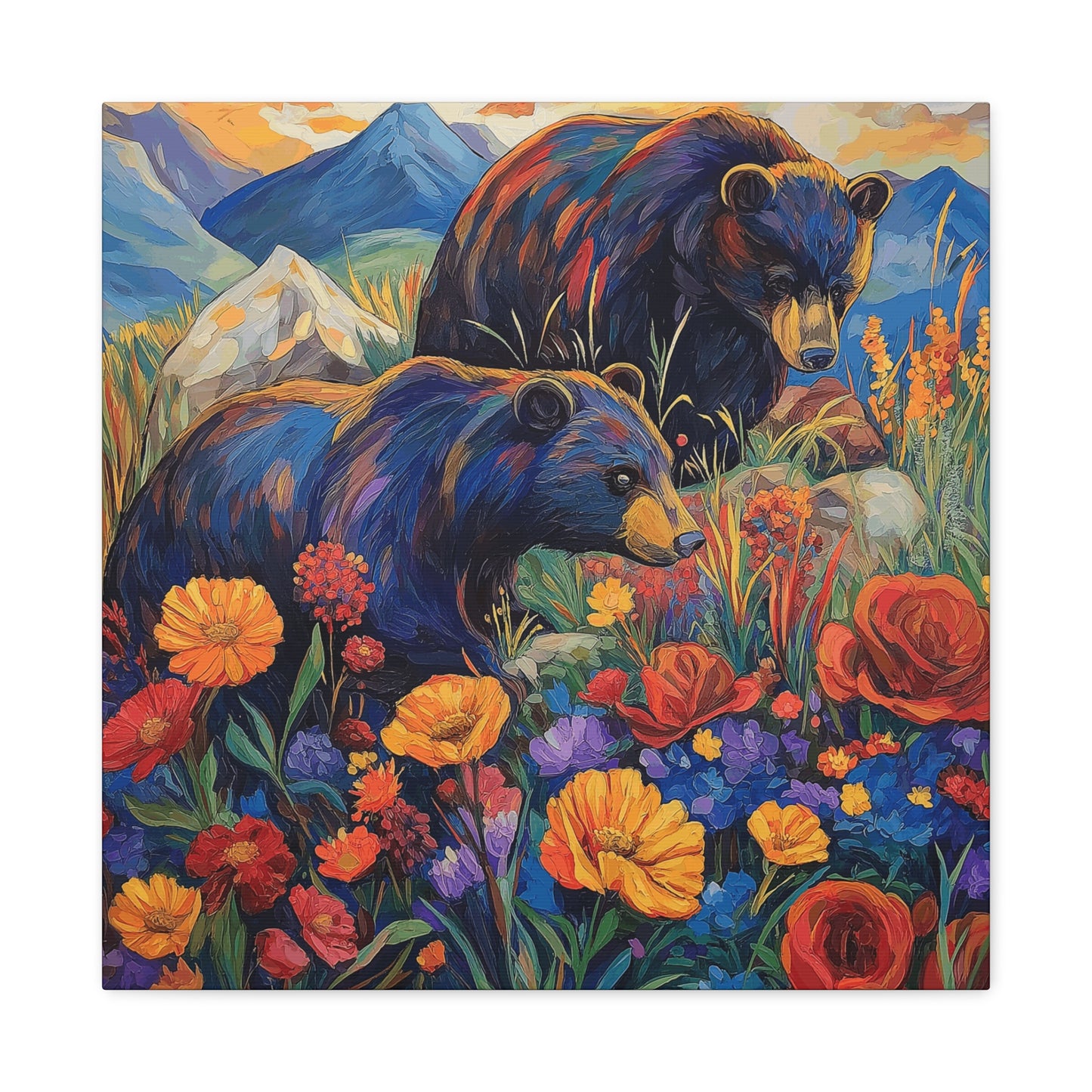 Bear & Flowers