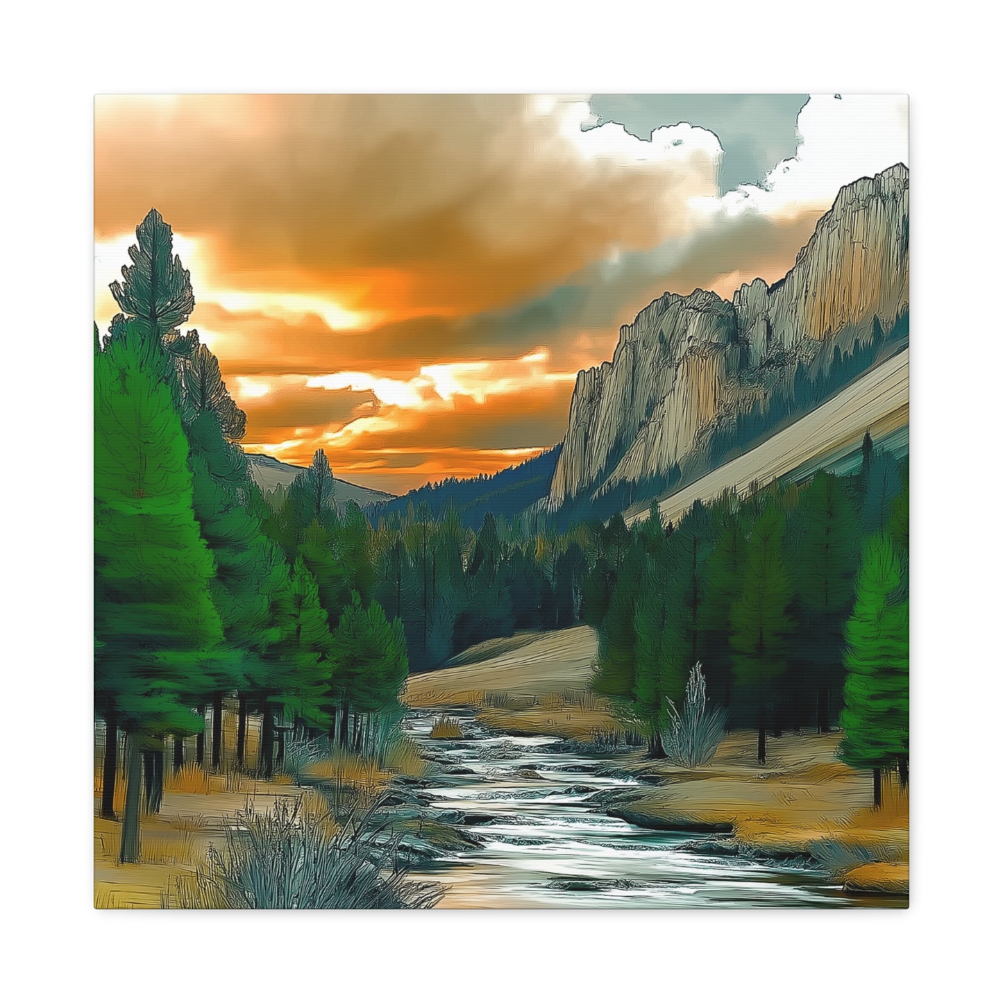 Rocky Mountain Bold Sky