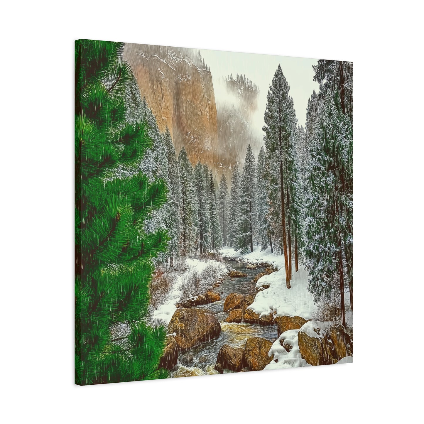 Rockies Winter Creek Nine