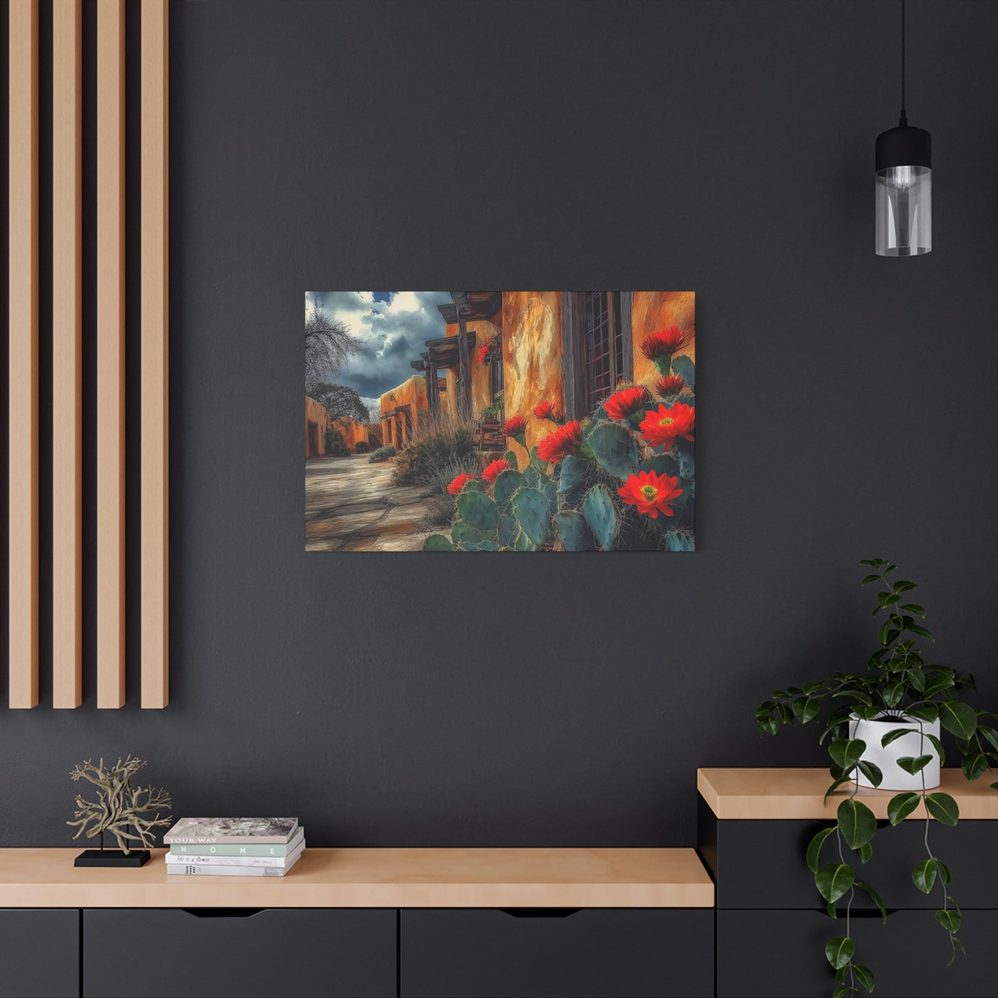 NM Adobe Red Flowers V1