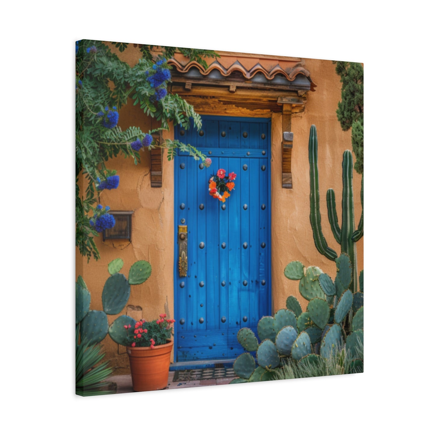 Santa Fe Door Blue