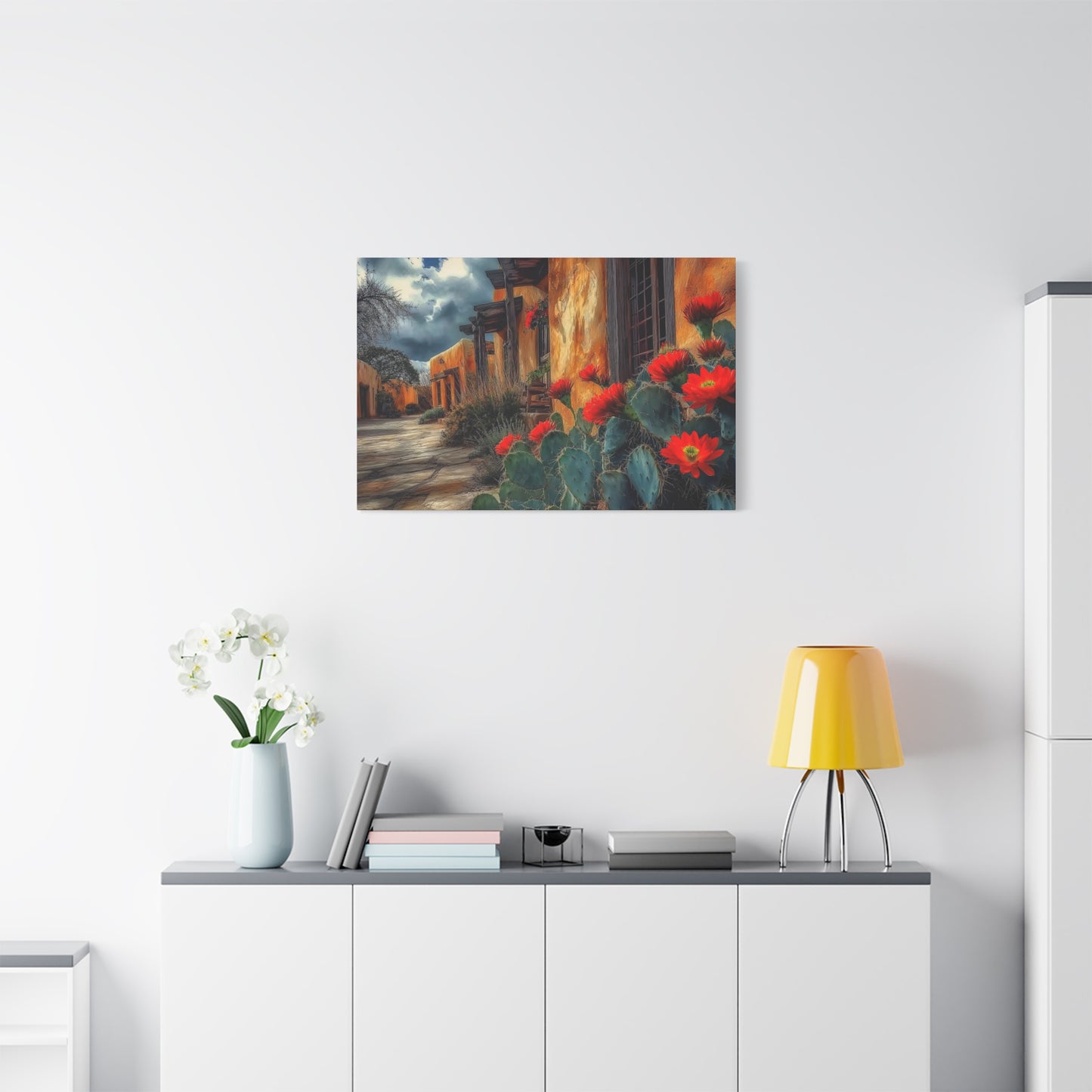 NM Adobe Red Flowers V1