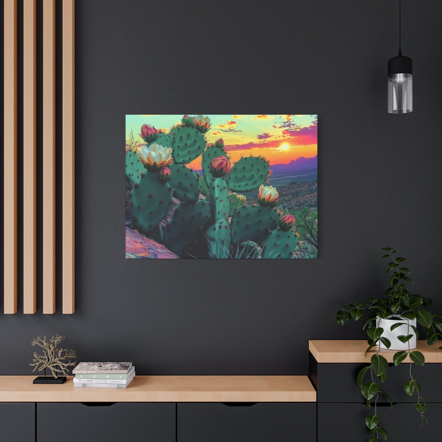 Prickly Pear Blooming Vista 3