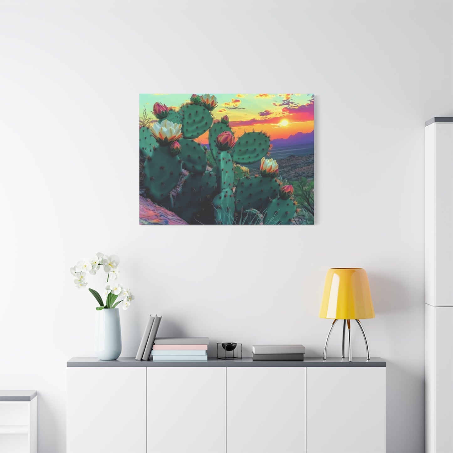 Prickly Pear Blooming Vista 3