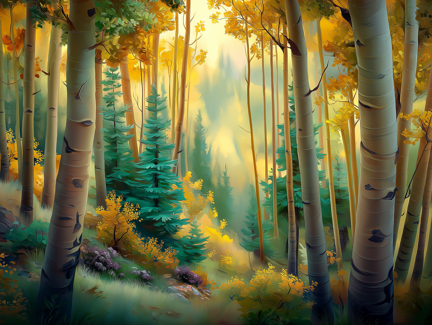 Deep Aspen Walk